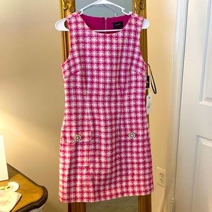 Lord & Taylor Pink Tweed Dress